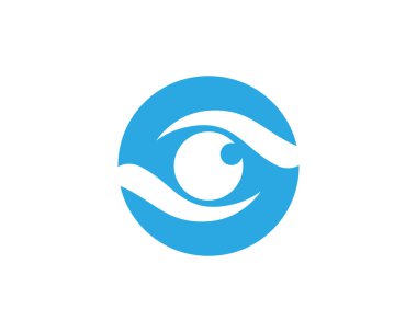 Göz Bakımı vektör logosu tasarımı