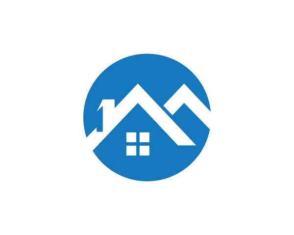 Projekt logo nieruchomości i budownictwa — Wektor stockowy