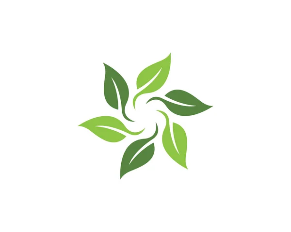 List ekologie příroda Logo šablona — Stockový vektor