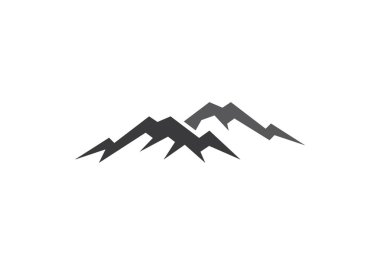 Dağ simgesini Logo iş şablonu