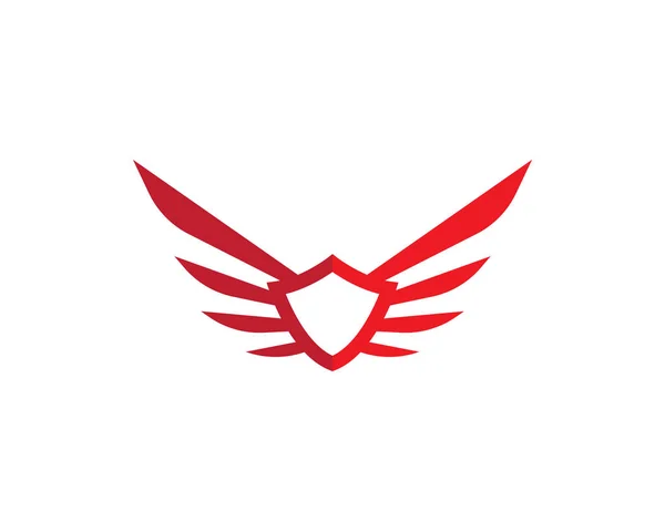 Modelo de logotipo Wing Falcon — Vetor de Stock