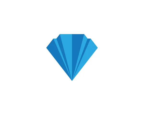 Logo de diamante plantilla vector icono — Vector de stock