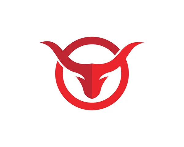 おうし座のロゴのテンプレート ベクトル — ストックベクタ