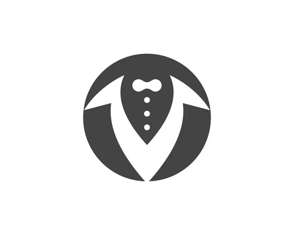 Tuxedo Logo sjabloon vector — Stockvector