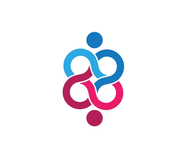 Community care Logo template vector icon — Stock Vector