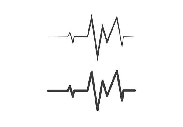 Heartbeat pulse vector — Stockvector