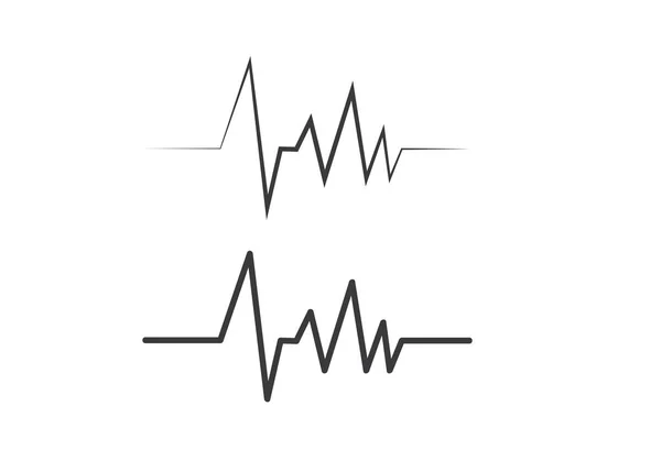 Heartbeat pulse vector — Stockvector