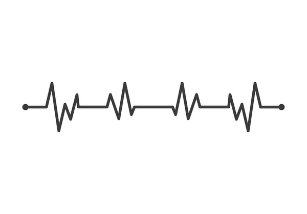 Vetor de pulso de batimento cardíaco — Vetor de Stock