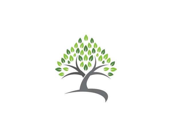 Levél ökológia természet logó sablon — Stock Vector
