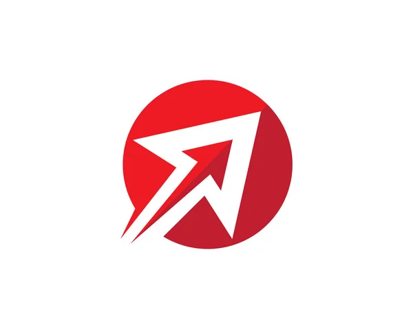Arrow vector illustration icon Logo — Stock Vector