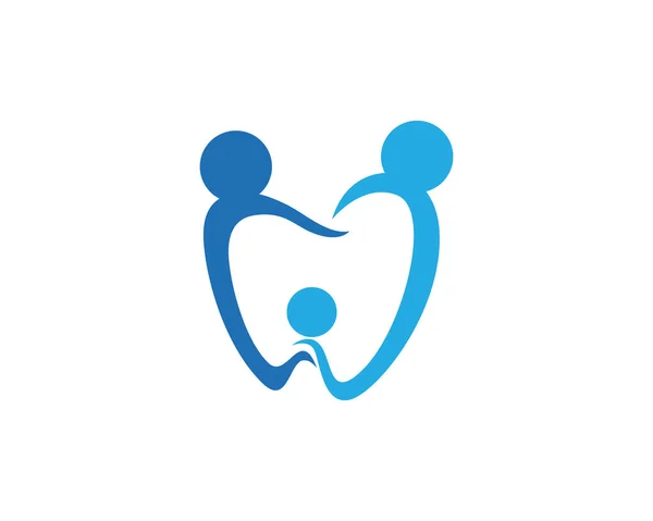 Modelo de logotipo dental —  Vetores de Stock