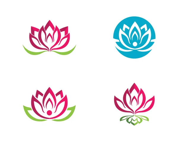 Güzellik vektör lotus çiçekleri — Stok Vektör