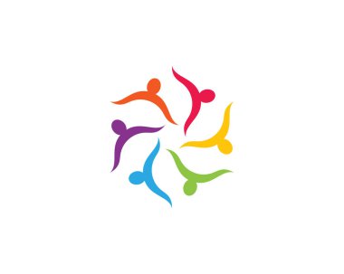 Toplum Bakımı Logo Şablonu Vektör Simgesi