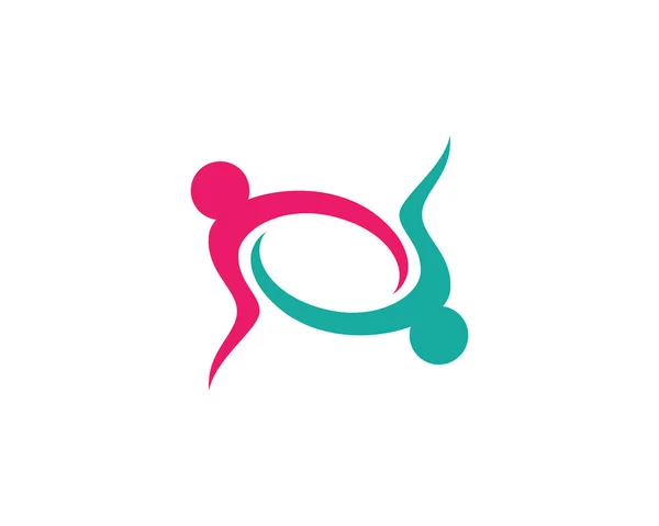 Community care Logo template vector icon — Stock Vector