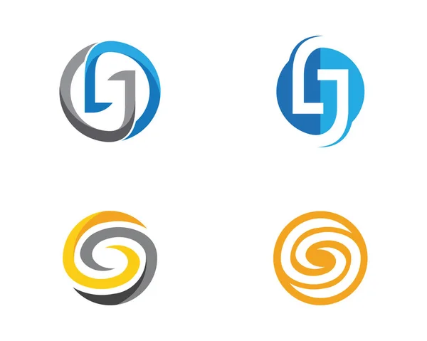 Entreprise entreprise lettre S logo — Image vectorielle