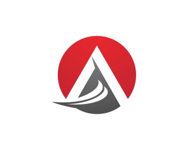 Bir mektup Logo şablonu vektör