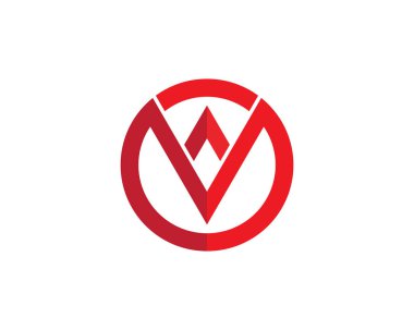 Bir mektup Logo şablonu vektör