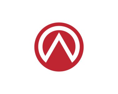 Bir mektup Logo şablonu vektör