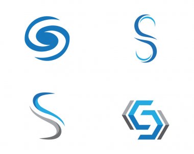 İş kurumsal S harfi logo