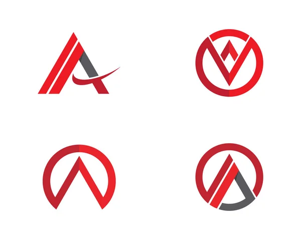Een briefsjabloon Logo-vector — Stockvector