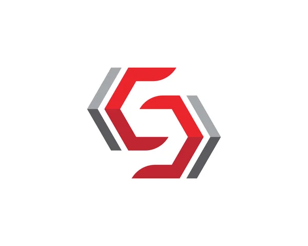 ビジネス企業の文字ロゴ — ストックベクタ