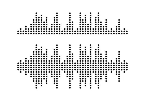 Sound wave logo vector — Stock Vector