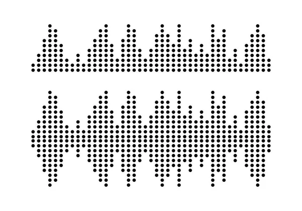 Fala dźwiękowa logo wektor — Wektor stockowy