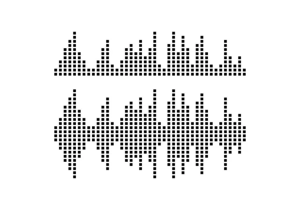 Vector de logotipo de onda de sonido — Archivo Imágenes Vectoriales