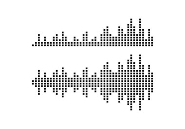 ses dalgası logo vektör