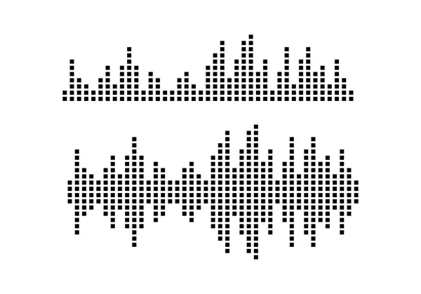 Vector de logotipo de onda de sonido — Vector de stock