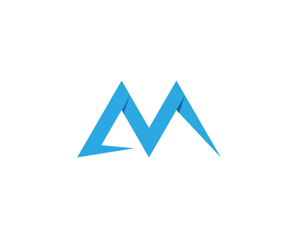 M list Logo szablon wektor — Wektor stockowy