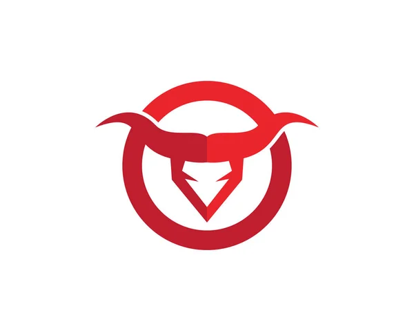 Ikon vektor Templat Taurus Logo - Stok Vektor