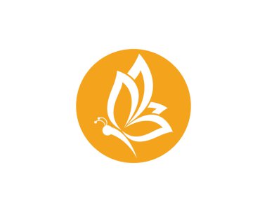 Kelebek logo şablonu