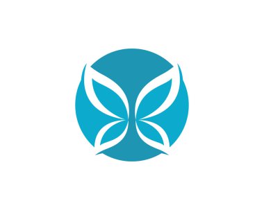 Kelebek logo şablonu
