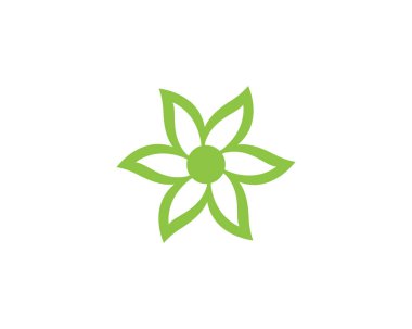 Yaprak ekoloji doğa Logo şablonu