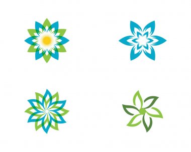 Yaprak ekoloji doğa Logo şablonu