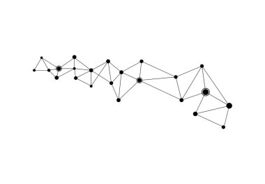 poligonal plan vektör