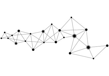 poligonal plan vektör