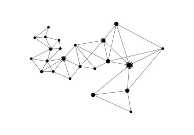 poligonal plan vektör