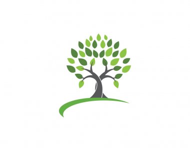Yaprak ekoloji doğa Logo şablonu