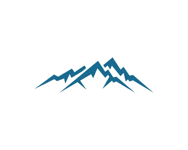 Піктограма гори Шаблон логотипу — стоковий вектор