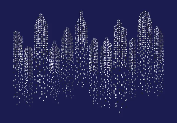 Moderne skyline — Stockvector