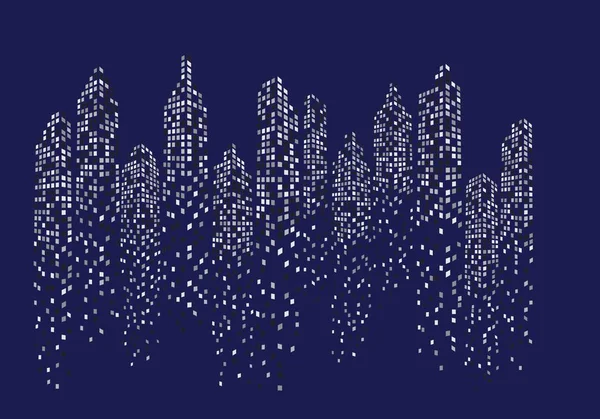 Moderne skyline — Stockvector