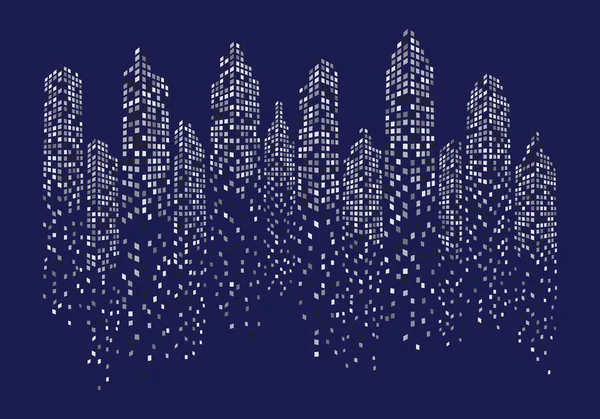 Moderne skyline — Stockvector