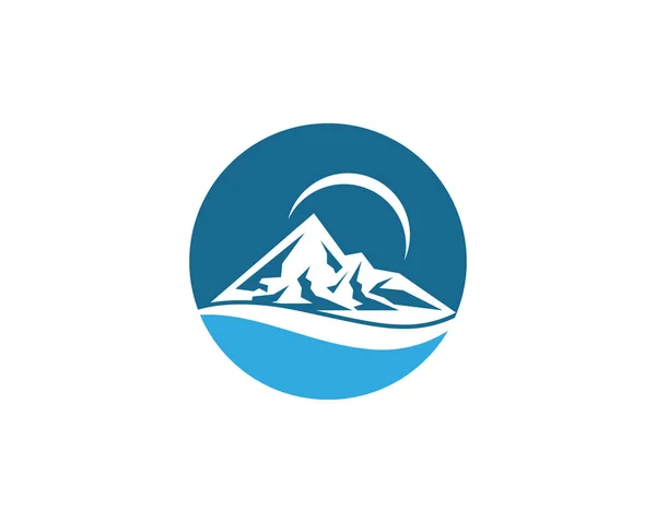 Berg pictogram Logo sjabloon — Stockvector