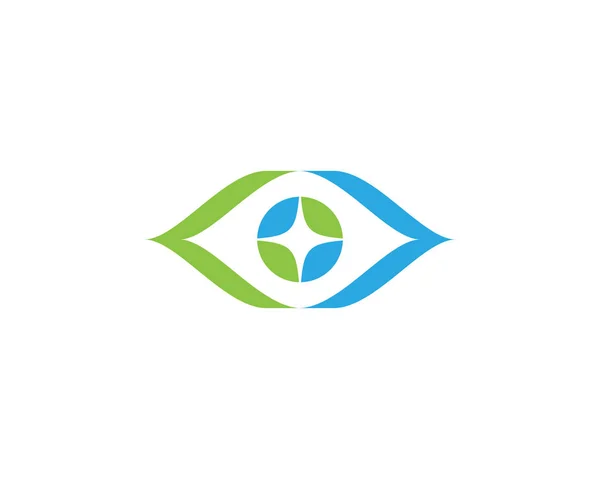 Шаблон логотипа Eye Care — стоковый вектор