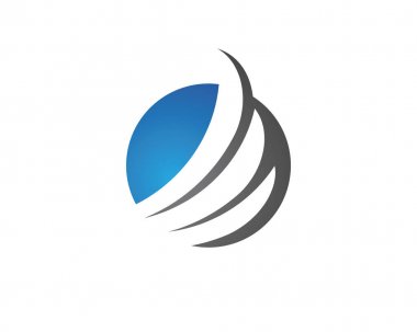 Kanat Falcon Logo şablonu vektör