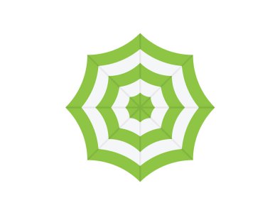 şemsiye simgesi vektör illüstrasyonu