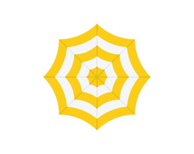 şemsiye simgesi vektör illüstrasyonu