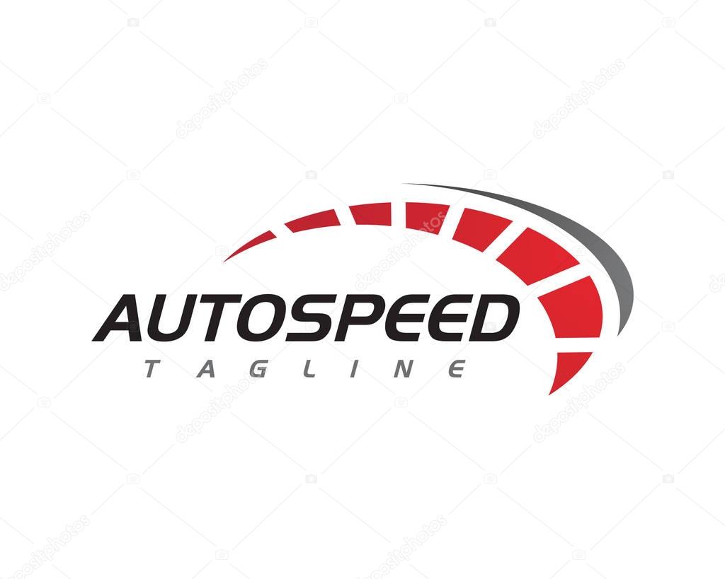 Speed Auto car Logo Template vector illustration icon design